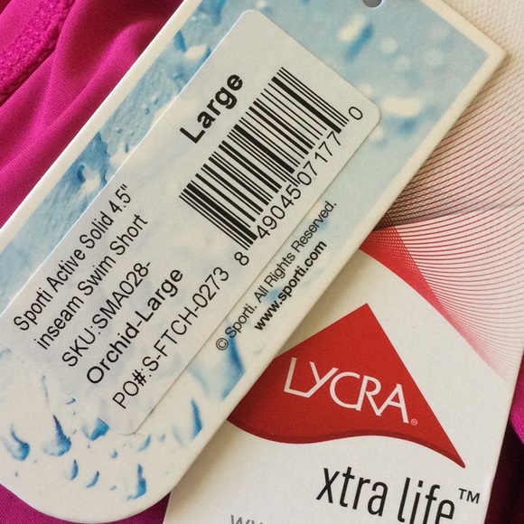 Sporti Swim Suit top and Shorts Magenta - Picture 4 of 4